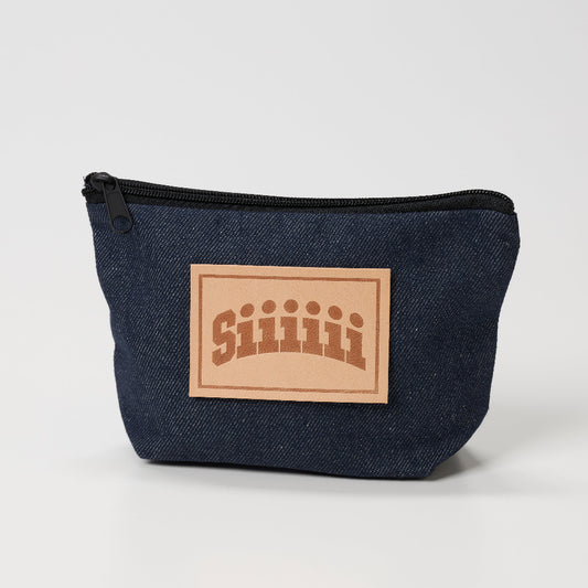 【先行予約受注商品】Arch Logo Leather Patch Denim Pouch