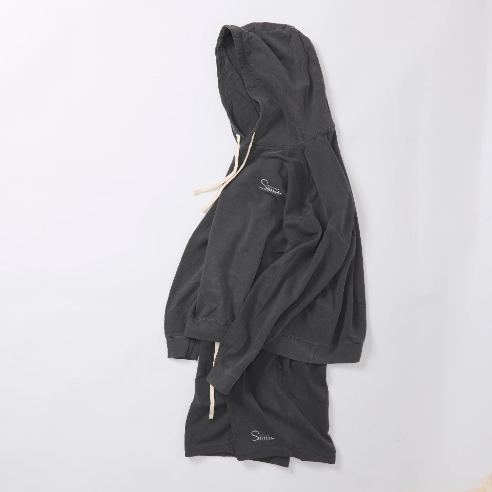 Garment Dyed  Sweat Hoodie