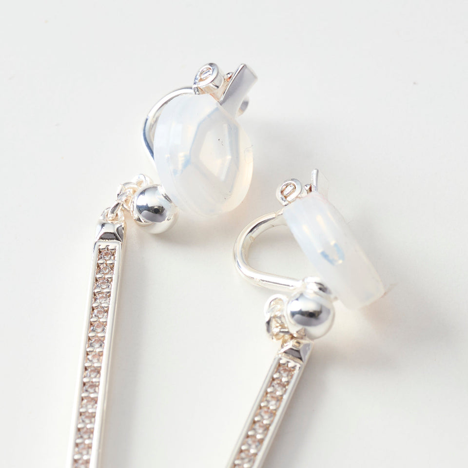 【先行予約受注商品】Zirconia line pierce / earring