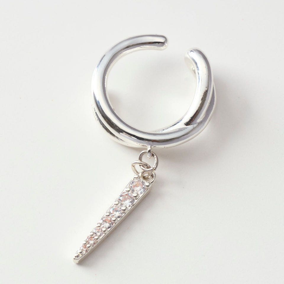 【先行予約受注商品】Zirconia pointed ear cuff