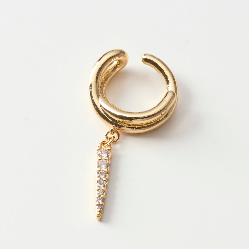 【先行予約受注商品】Zirconia pointed ear cuff