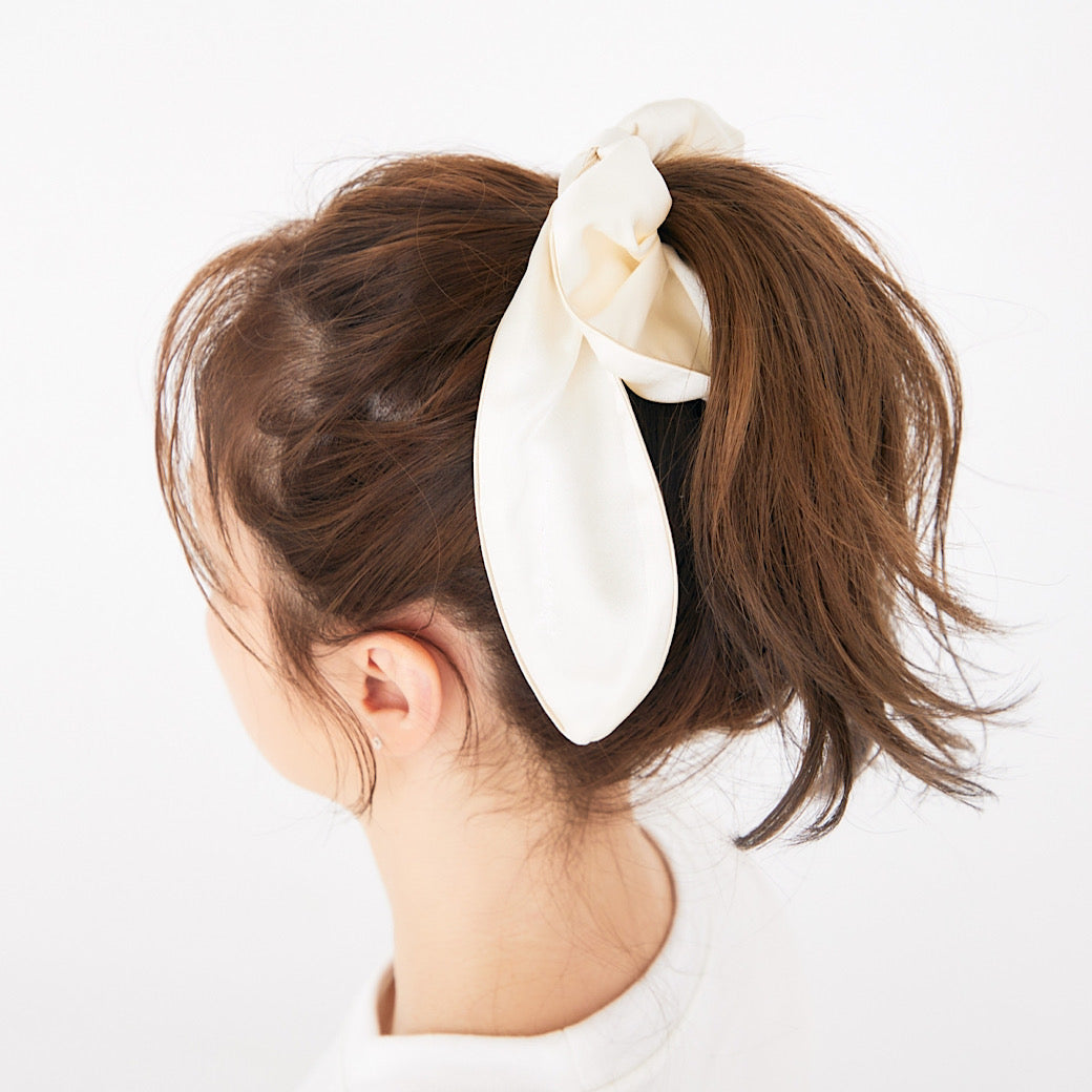 asebi×Dream Amiコラボ商品silk hair ribbon ホワイト