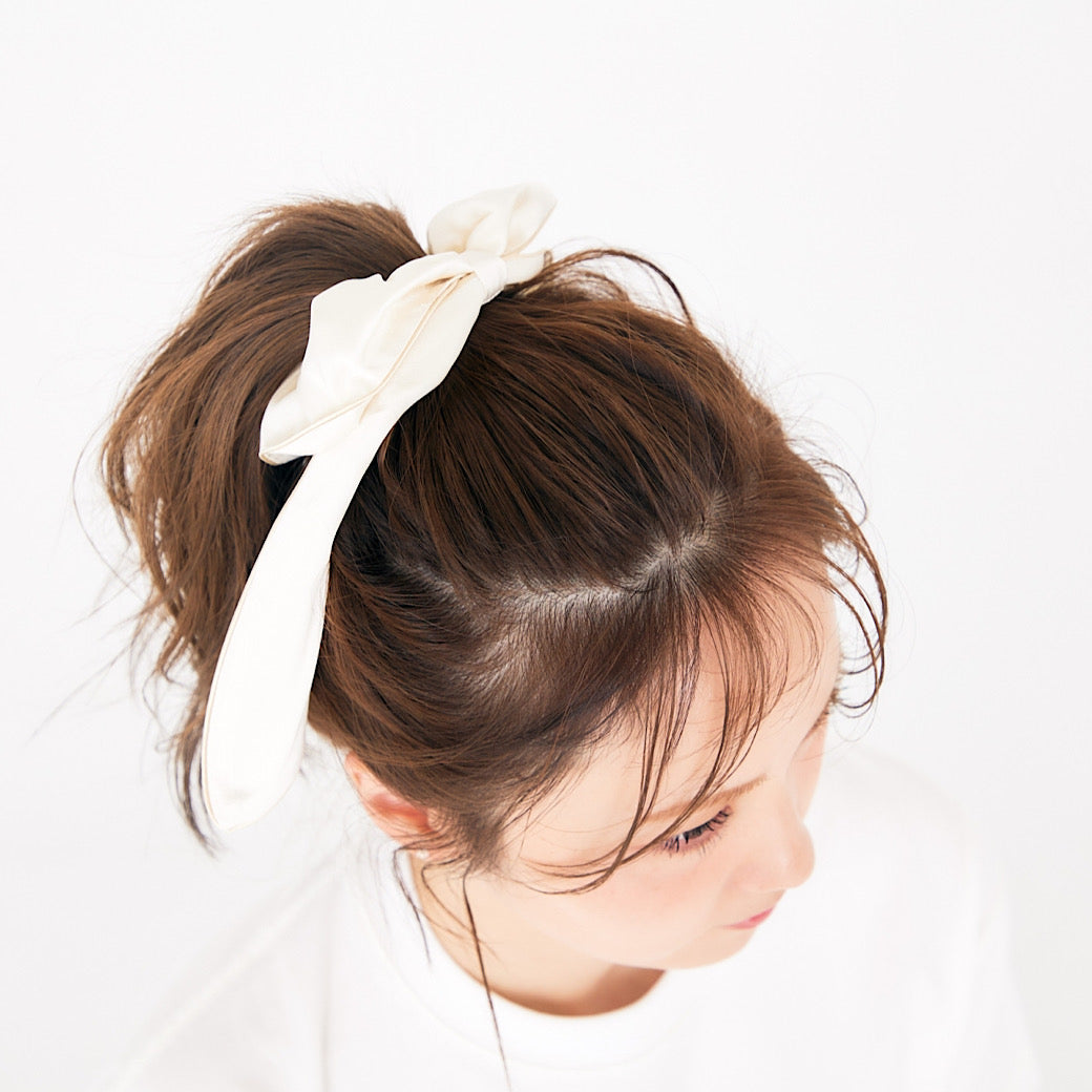 asebi×Dream Amiコラボ商品silk hair ribbon ホワイト