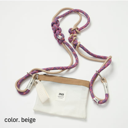 Paracord Yoga Strap with  Pouch