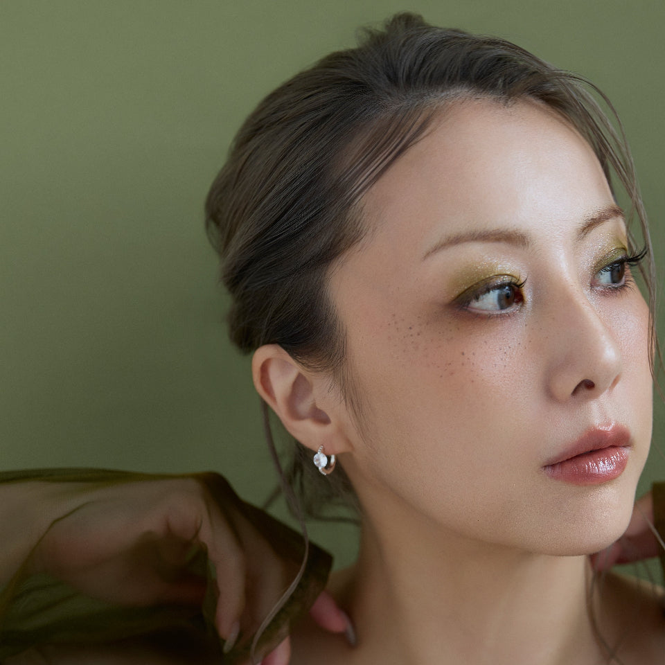 【先行予約受注商品】One point hoop pierce