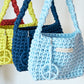 [予約販売商品] Upcycle Crochet Bag　ディープグリーン