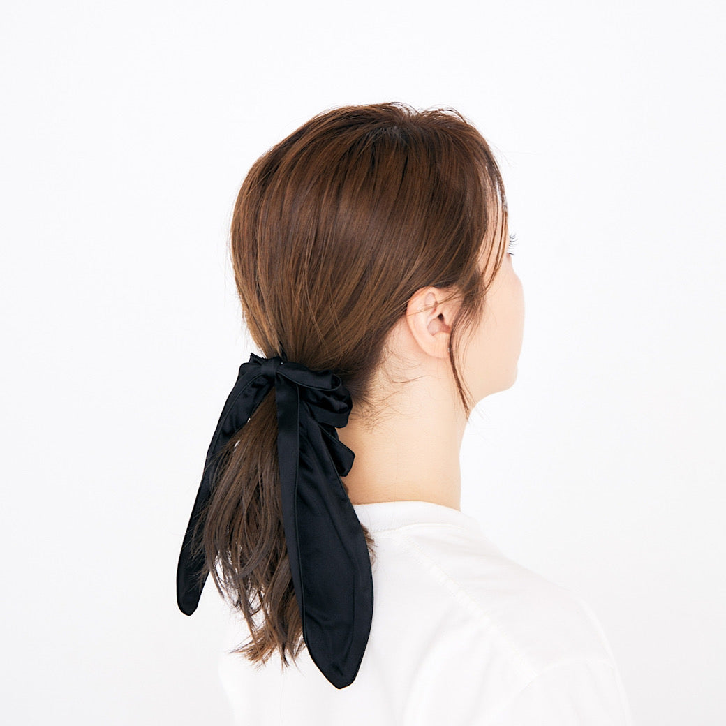 asebi×Dream Amiコラボ商品silk hair ribbon ブラック