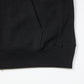 Solid black zip up hoodie (Black)