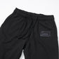 【先行予約受注商品】Solid black sweat  pants (Black)