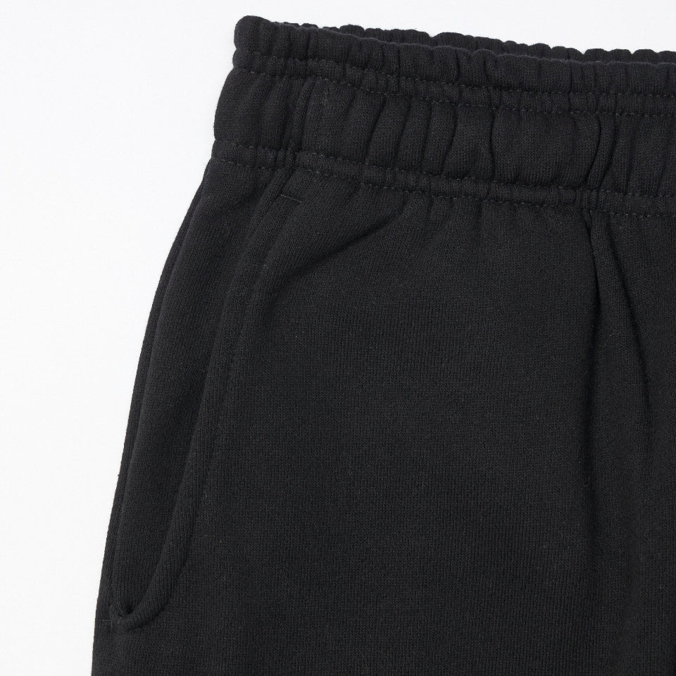 【先行予約受注商品】Solid black sweat  pants (Black)