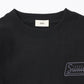 【先行予約受注商品】Solid black sweat  shirt (Black)