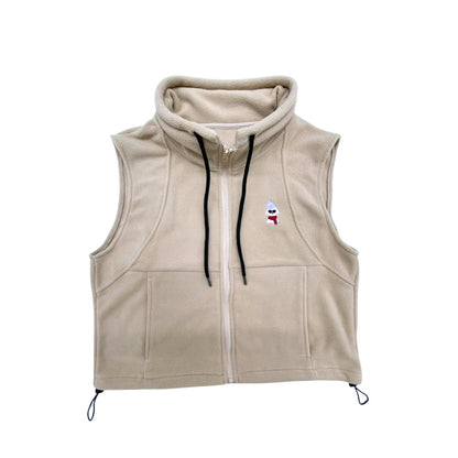 【新作商品】刺繍入りフリースベスト