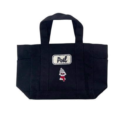 【新作商品】モコモコワッペントートバッグ小