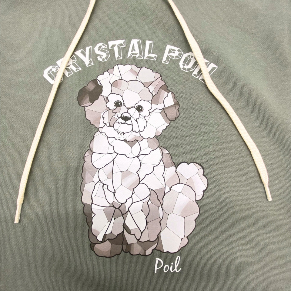 【新作商品】クリスタルポワルフードパーカー