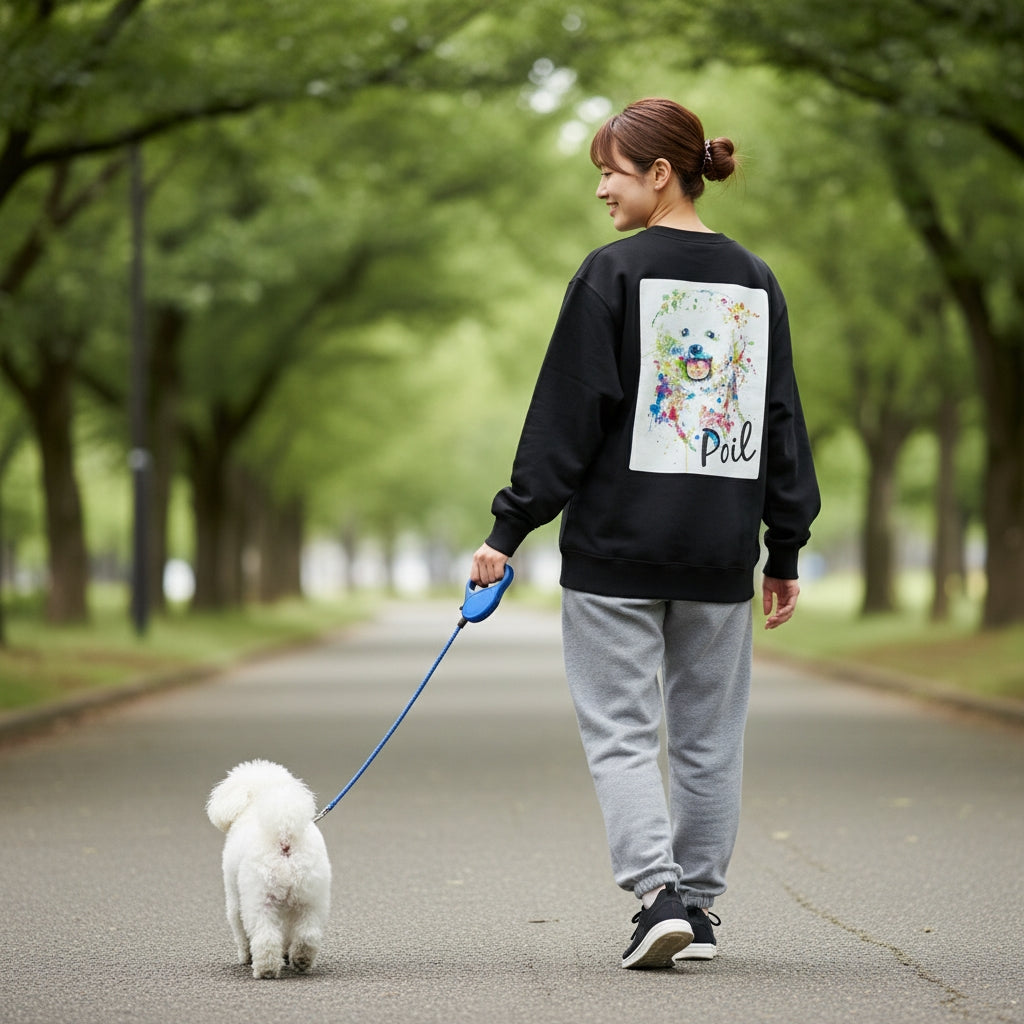 【新作商品】ペイントポワルスウェット