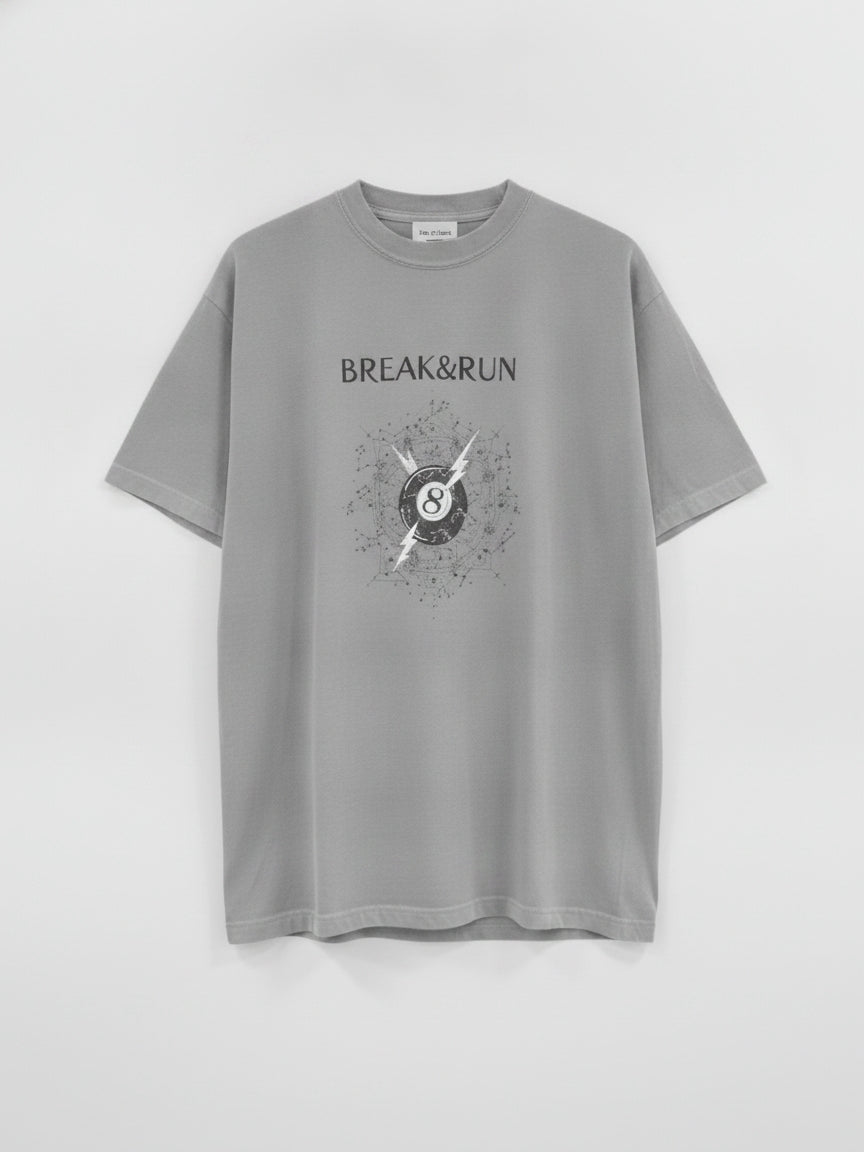 【先行予約受注商品】HEY. GARMENT DYED BREAK&RUN T-SHIRT