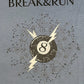 【先行予約受注商品】HEY. GARMENT DYED BREAK&RUN T-SHIRT