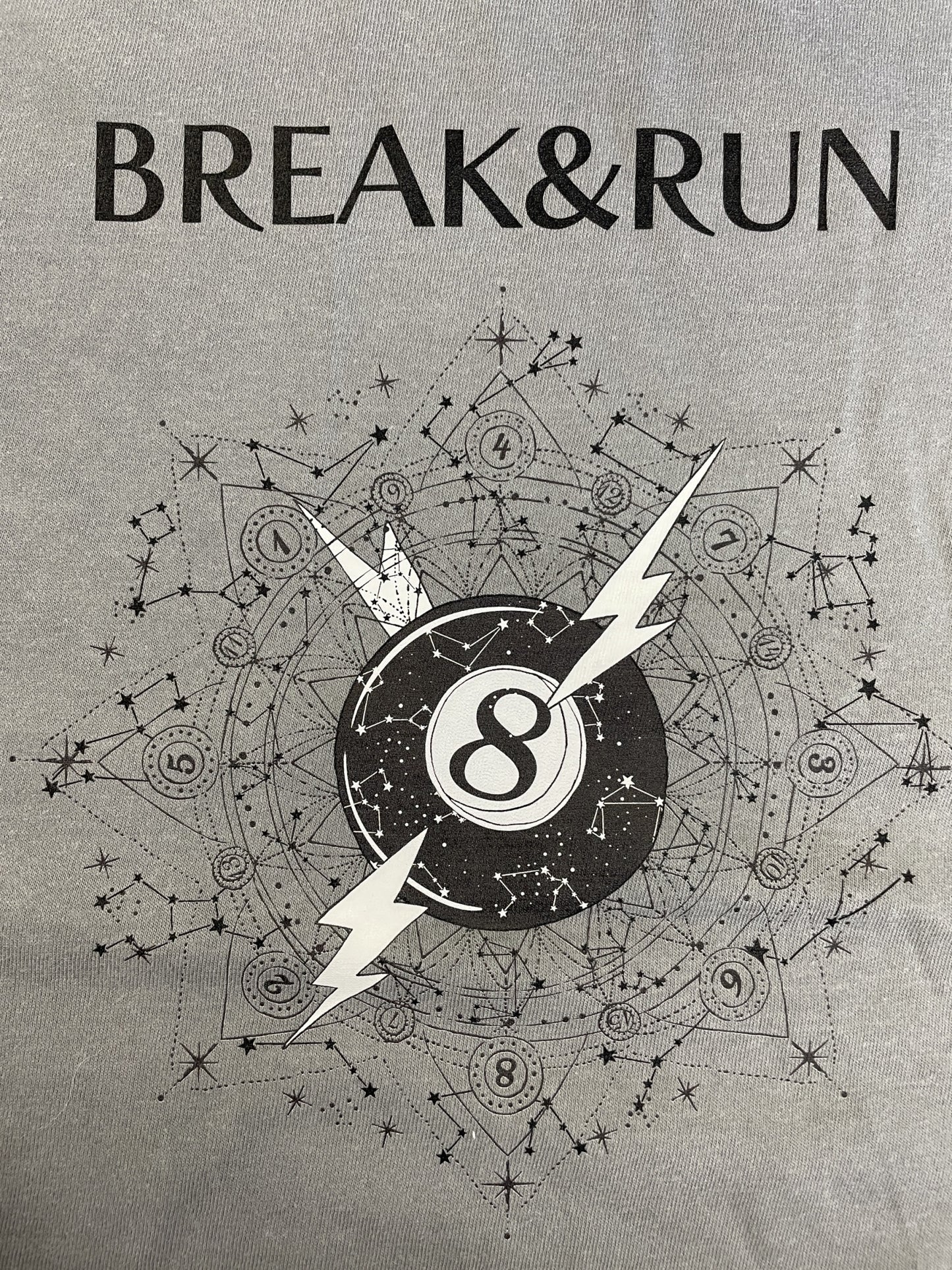 【先行予約受注商品】HEY. GARMENT DYED BREAK&RUN T-SHIRT