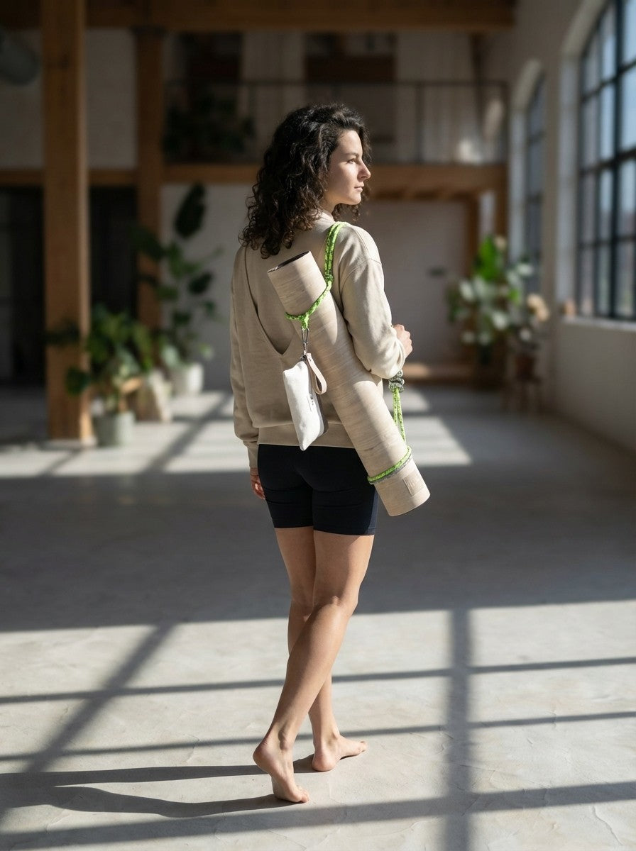 Paracord Yoga Strap with  Pouch