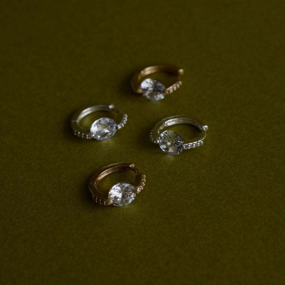 【先行予約受注商品】One point hoop pierce