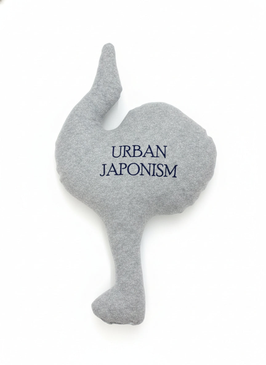 和柄アニマルクッション　ツル