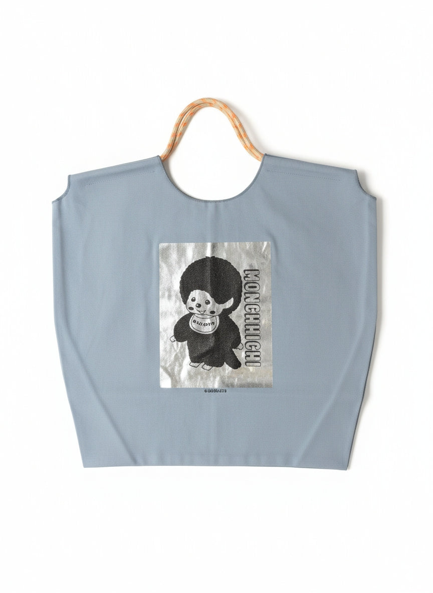 モンチッチ 箔プリントバッグ