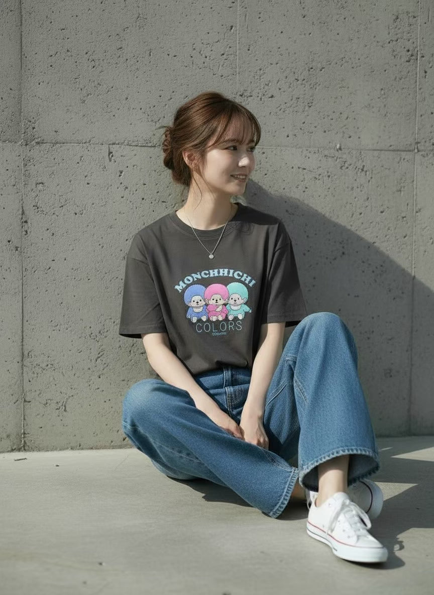 モンチッチ ヴィンテージライクTシャツ