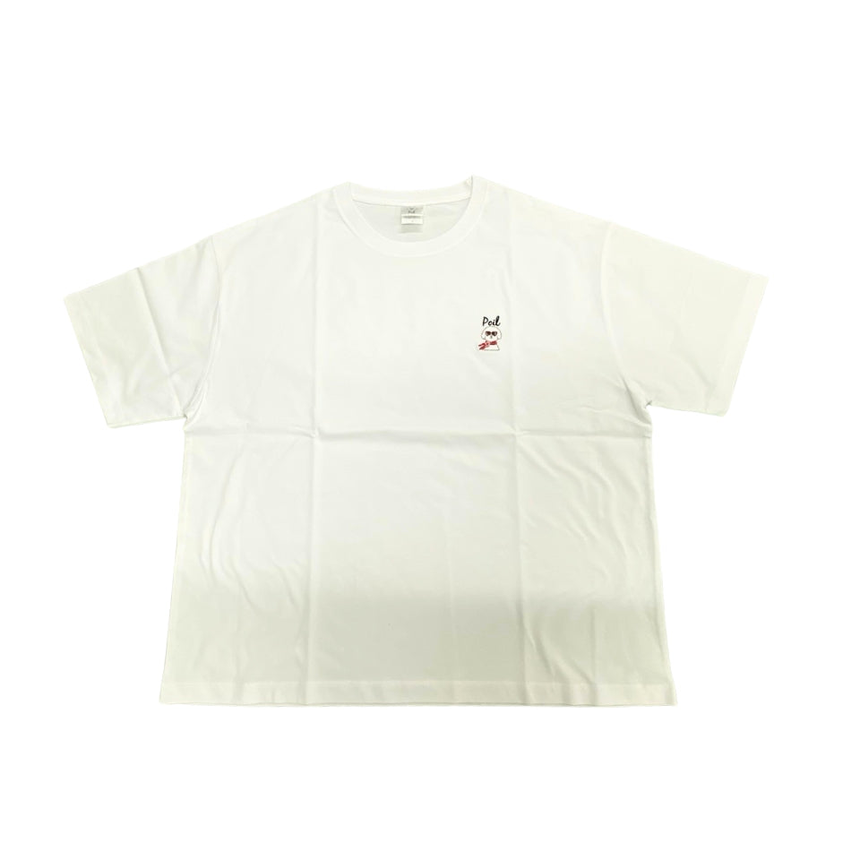 【新作商品】ハートサングラスワンポイント刺繍Tシャツ