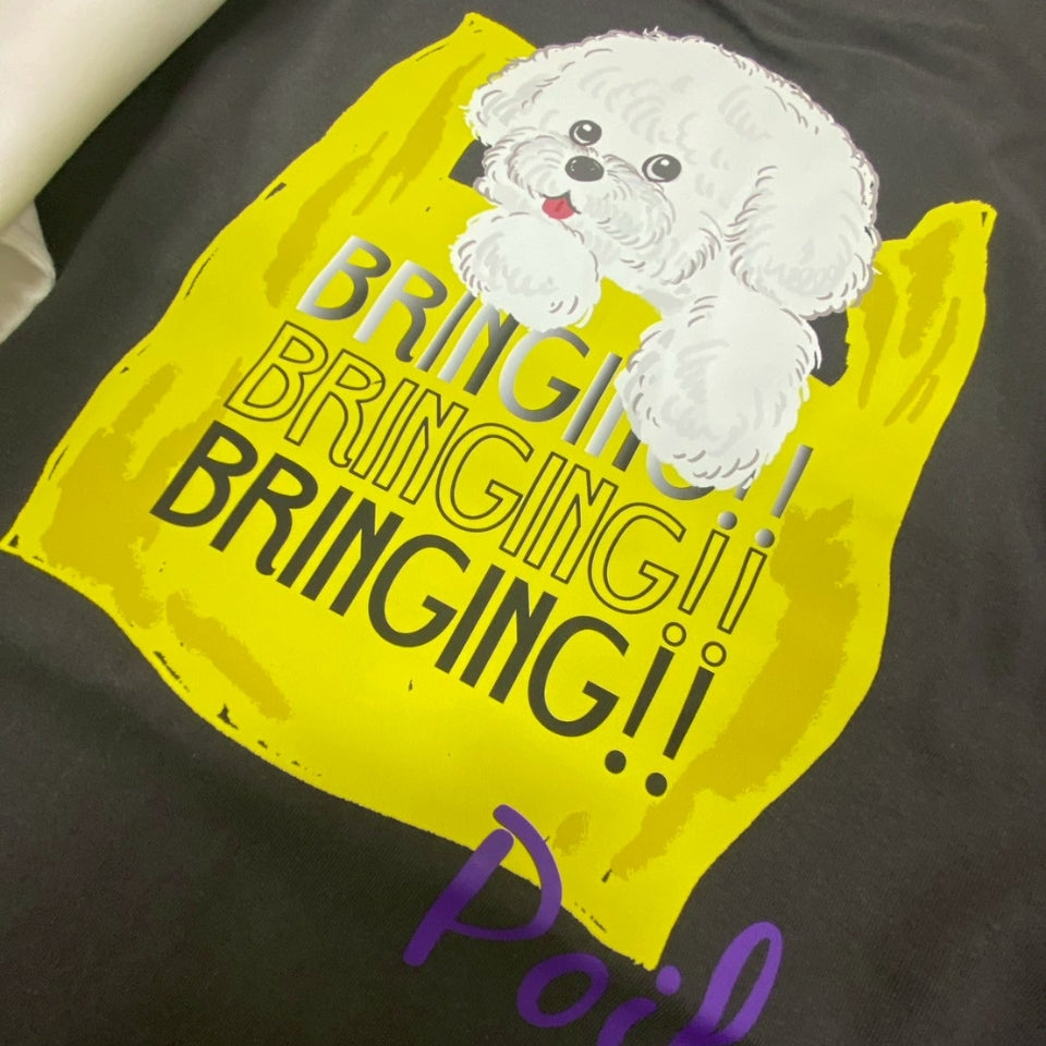 【新作商品】BAG IN BICHON long sleeve Tシャツ