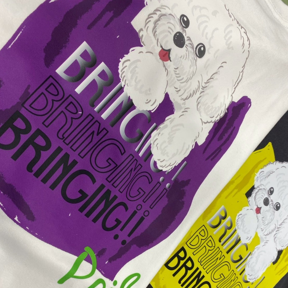 【新作商品】BAG IN BICHON long sleeve Tシャツ