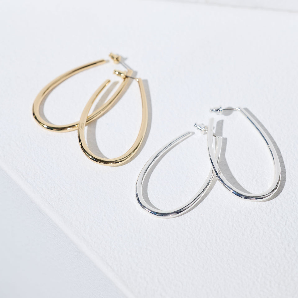 【先行予約受注商品】Long hoop pierce/earring