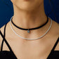 Leather chain choker