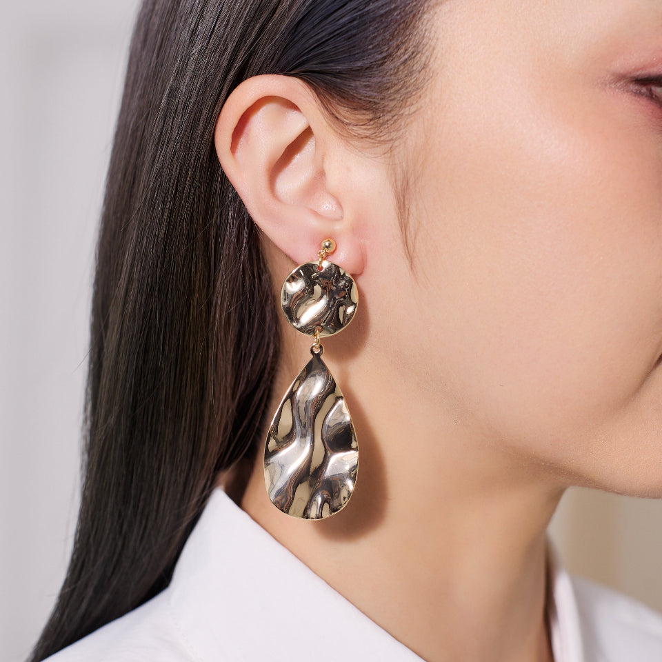 【先行予約受注商品】Circle drop pierce/earring