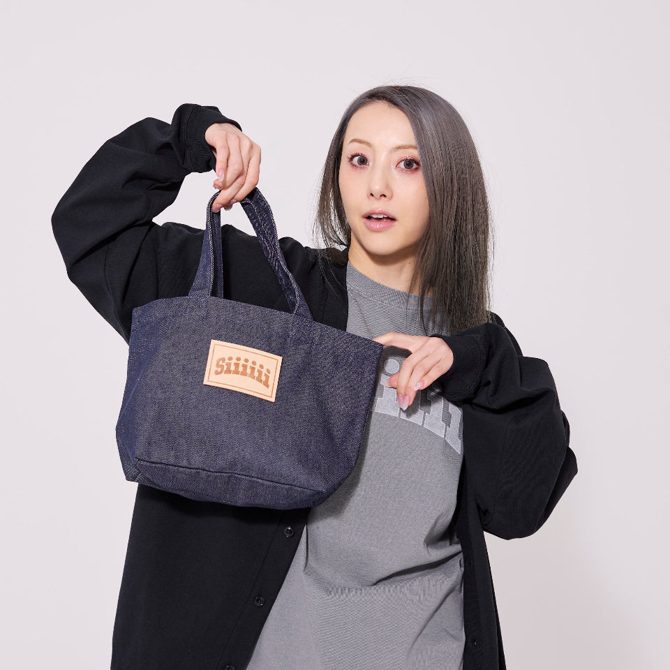 【先行予約受注商品】Arch Logo Leather Patch Denim Tote Bag