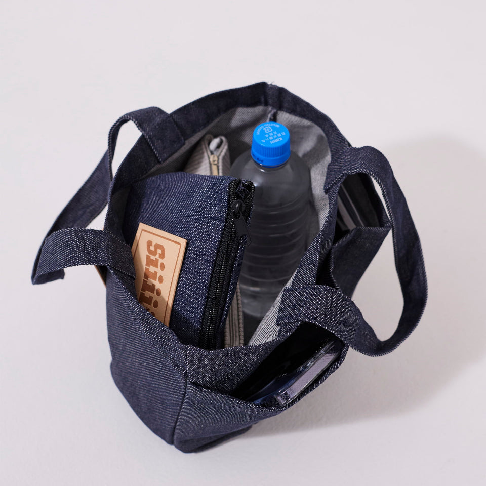 【先行予約受注商品】Arch Logo Leather Patch Denim Tote Bag