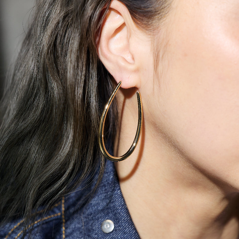 【先行予約受注商品】Long hoop pierce/earring