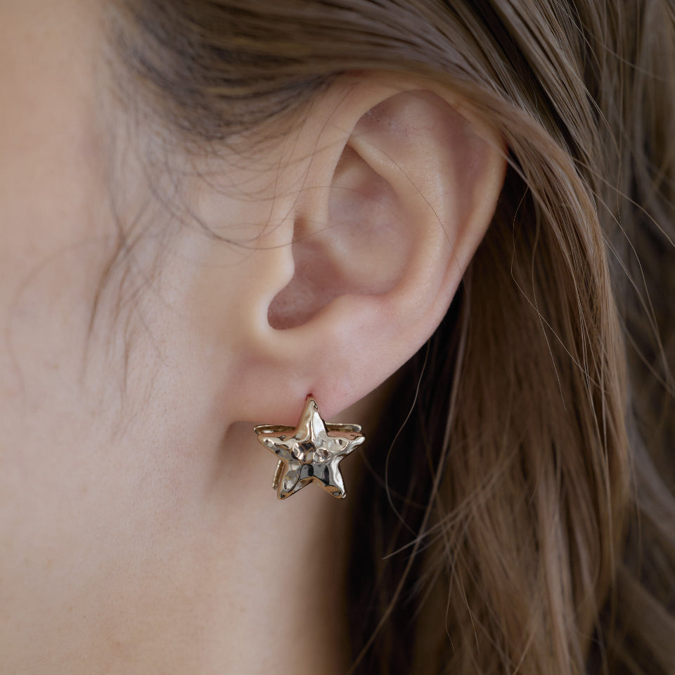 【先行予約受注商品】Plump star pierce / earring