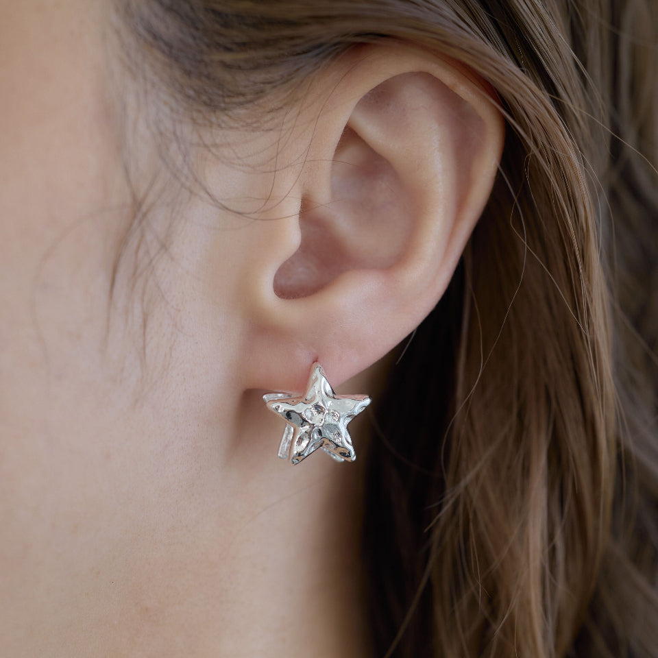【先行予約受注商品】Plump star pierce / earring