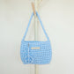 [予約販売商品] Upcycle Crochet Bag　ライトブルー