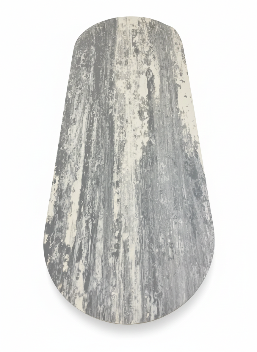 【NEW】ラウンドリカバリーヨガマット5mm　グレー  日本製