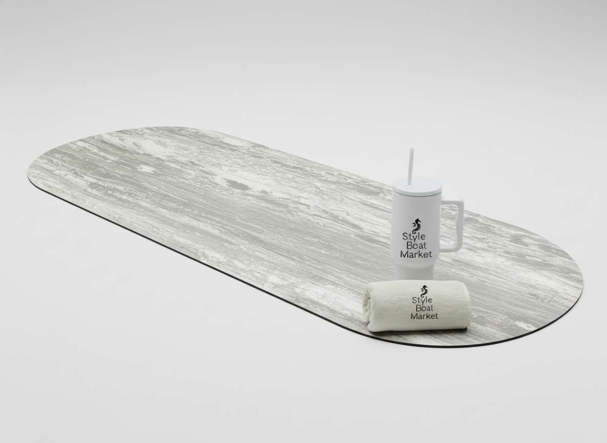 【NEW】ラウンドリカバリーヨガマット5mm　グレー  日本製