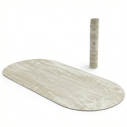 【NEW】ラウンドリカバリーヨガマット5mm　ベージュ  日本製