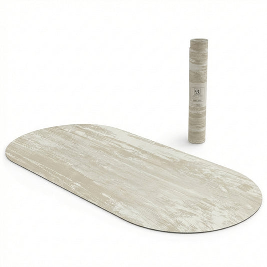 【NEW】ラウンドリカバリーヨガマット5mm　ベージュ  日本製