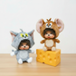 トムとジェリーｘモンチッチ　ジェリーモンチッチ顔でかSSキーチェーン