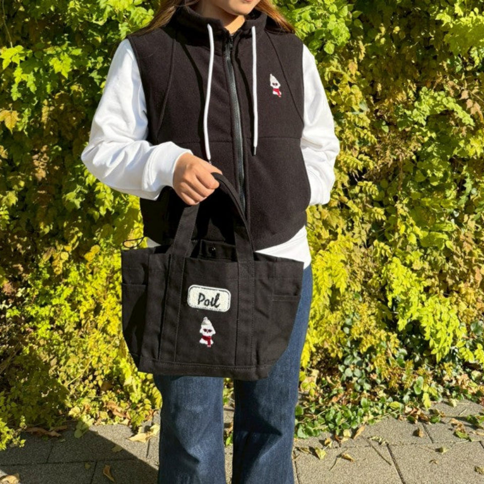 【新作商品】刺繍入りフリースベスト