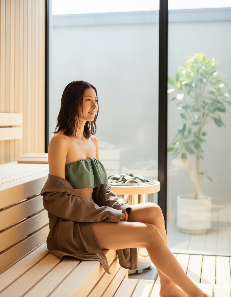 サウナインナーブラトップ×インナーショーツSET（サウナ専用水着）