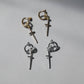【先行予約受注商品】Cross drop pierce / earring