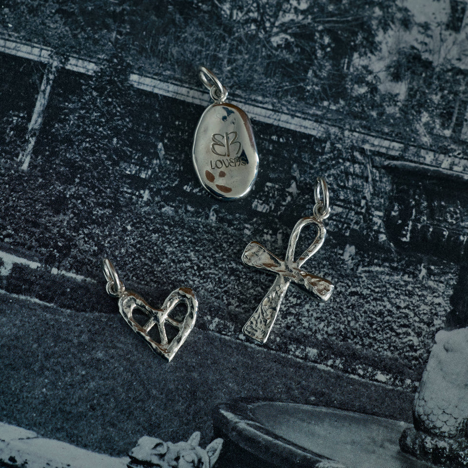 【先行予約受注商品】【Silver925】 Nuance line cross charm