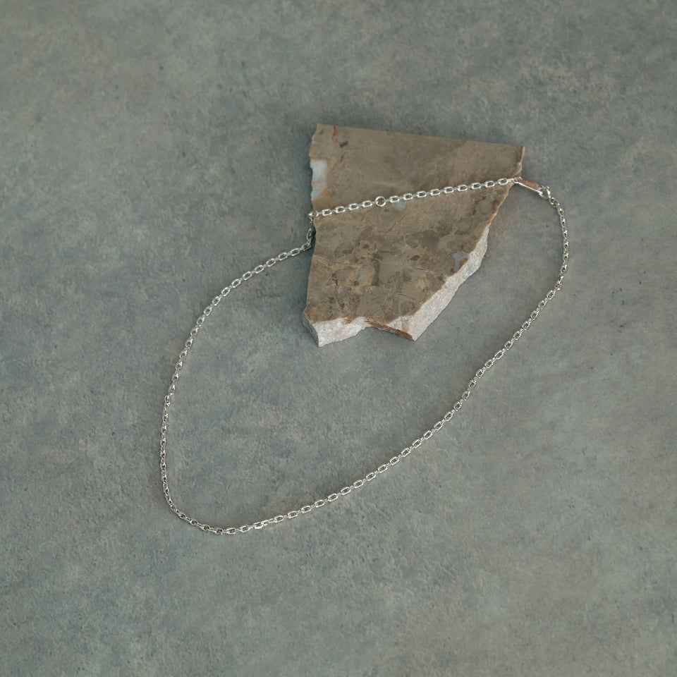 【先行予約受注商品】【Silver925】 Simple chain necklace