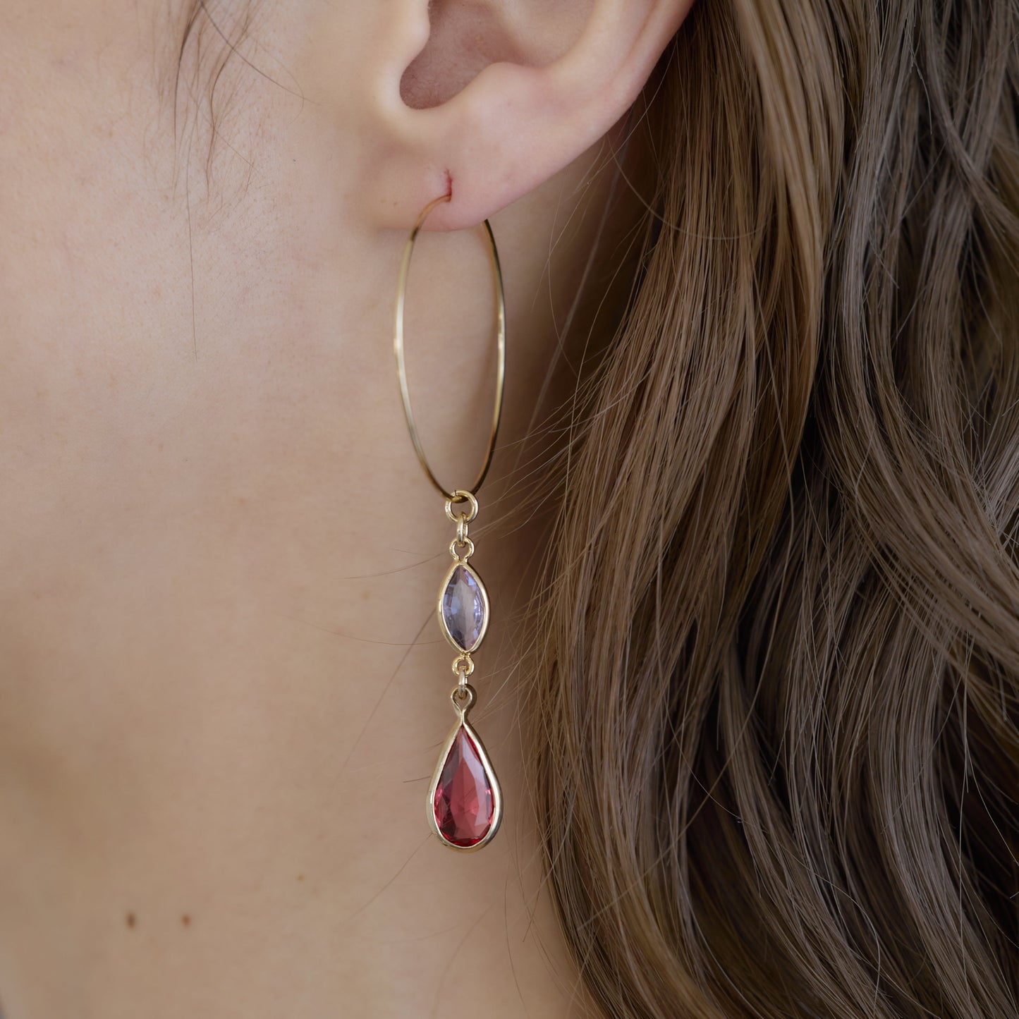 【先行予約受注商品】Glass drop pierce / earring